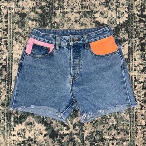 Brandy Melville | High Waist Denim Short